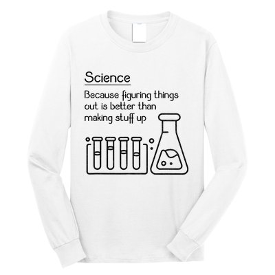 Science Because Figuring Things Out Is Better Long Sleeve Shirt