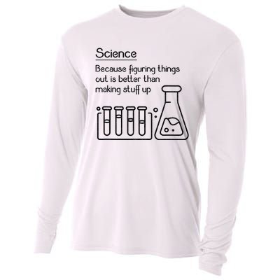 Science Because Figuring Things Out Is Better Cooling Performance Long Sleeve Crew