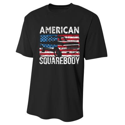 Square Body For A Old Pickup Truck Lovers Performance Sprint T-Shirt