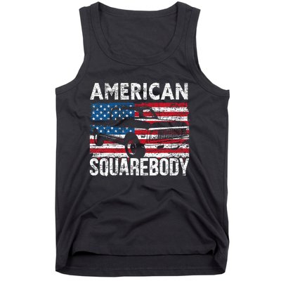 Square Body For A Old Pickup Truck Lovers Tank Top