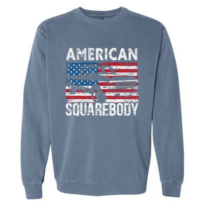 Square Body For A Old Pickup Truck Lovers Garment-Dyed Sweatshirt