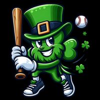 Shamrock Baseball Funny St Patricks Day Sustainable Bucket Hat