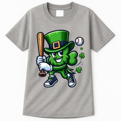 Shamrock Baseball Funny St Patricks Day Tall T-Shirt