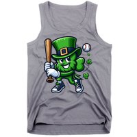 Shamrock Baseball Funny St Patricks Day Tank Top