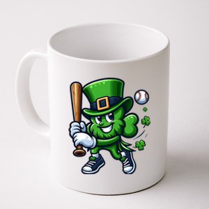 Shamrock Baseball Funny St Patricks Day Coffee Mug