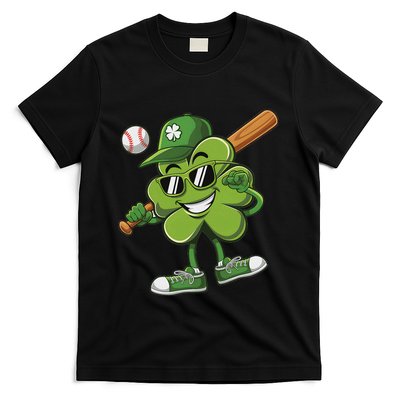 Shamrock Baseball Funny St Patricks Day T-Shirt