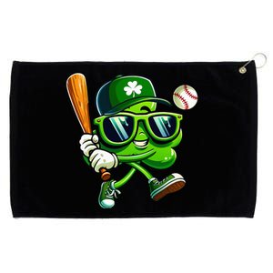 Shamrock Baseball  Funny St Patricks Day Grommeted Golf Towel