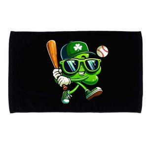 Shamrock Baseball  Funny St Patricks Day Microfiber Hand Towel