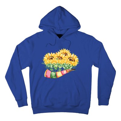 Sunflower Bunch Flower Beautiful Fragrance Funny Gift Hoodie