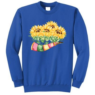 Sunflower Bunch Flower Beautiful Fragrance Funny Gift Sweatshirt