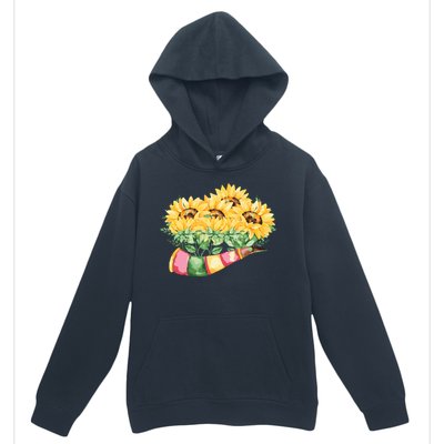 Sunflower Bunch Flower Beautiful Fragrance Funny Gift Urban Pullover Hoodie