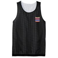 Serape Blanket Fake Pocket For Mexican Fiesta Mesh Reversible Basketball Jersey Tank