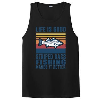 Striped Bass Fishing Gifts Saltwater Fish Striped Bass PosiCharge Competitor Tank