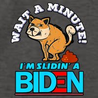 Slidin Biden Funny Dog Trump Political Sarcasm Vector Backpack