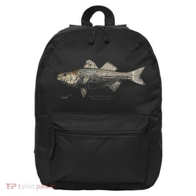 Striped Bass Fishing 16 in Basic Backpack
