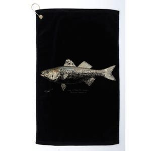 Striped Bass Fishing Platinum Collection Golf Towel