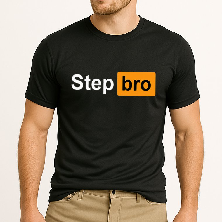 Step Bro Funny Adult Costume Cooling Performance Crew T-Shirt