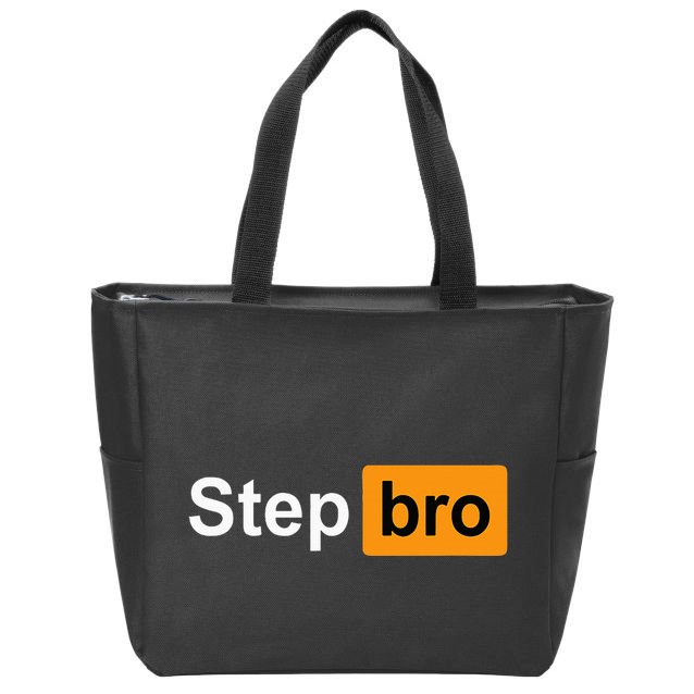 Step Bro Funny Adult Costume Zip Tote Bag