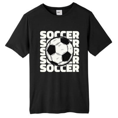 Soccer Ball Football Lover Sport Trending Tall Fusion ChromaSoft Performance T-Shirt