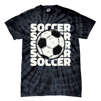 Soccer Ball Football Lover Sport Trending Tie-Dye T-Shirt