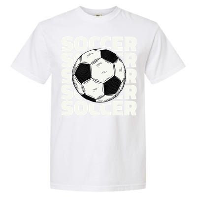 Soccer Ball Football Lover Sport Trending Garment-Dyed Heavyweight T-Shirt