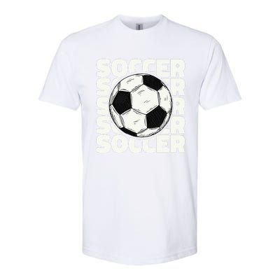 Soccer Ball Football Lover Sport Trending Softstyle CVC T-Shirt