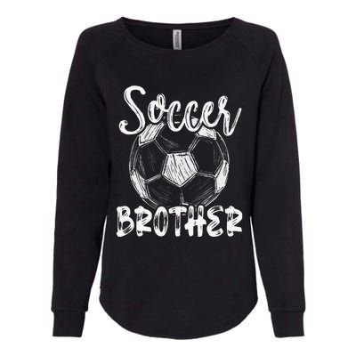 Soccer Brother Family Matching Team Player Soccer Ball Womens California Wash Sweatshirt