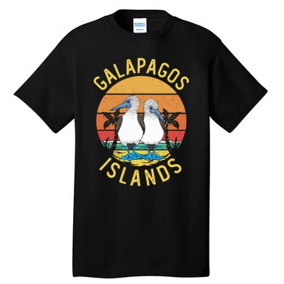 Seabirds Blue Footed Booby Bird Galapagos Island Tall T-Shirt