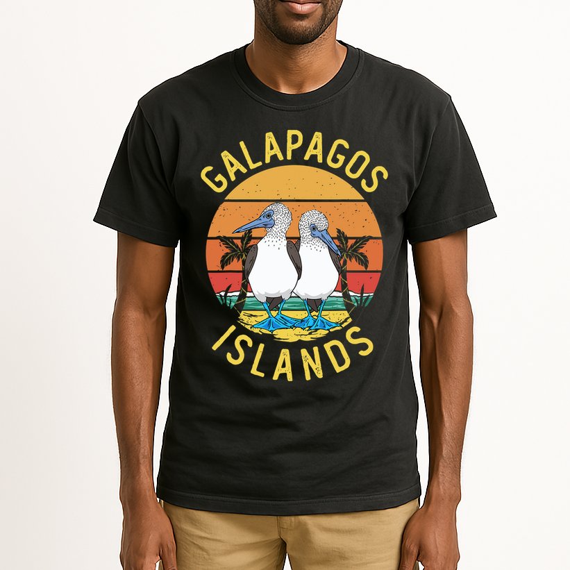 Seabirds Blue Footed Booby Bird Galapagos Island Tall T-Shirt