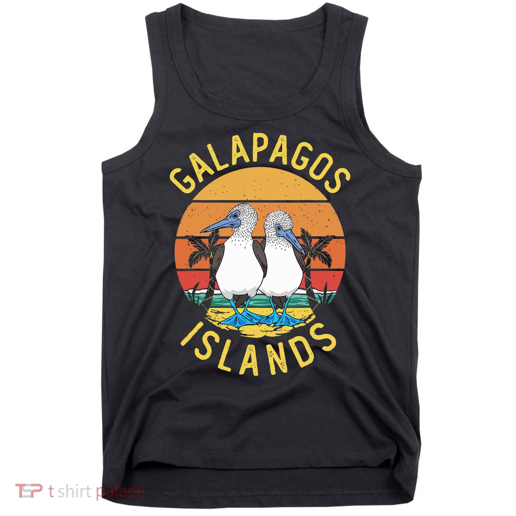 Seabirds Blue Footed Booby Bird Galapagos Island Tank Top