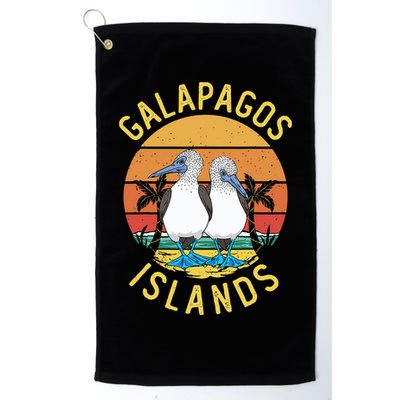Seabirds Blue Footed Booby Bird Galapagos Island Golf Towel