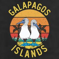 Seabirds Blue Footed Booby Bird Galapagos Island Golf Towel