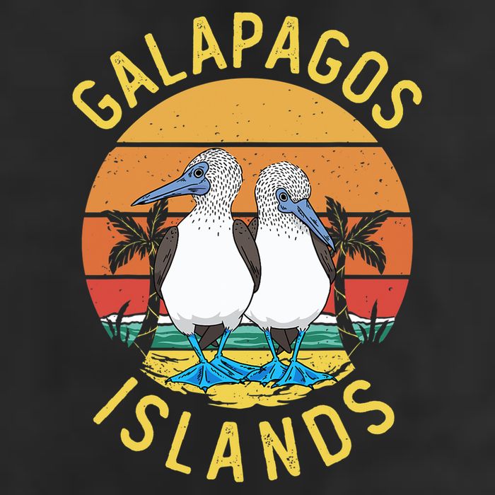 Seabirds Blue Footed Booby Bird Galapagos Island Golf Towel