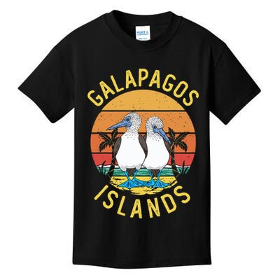 Seabirds Blue Footed Booby Bird Galapagos Island Kids T-Shirt