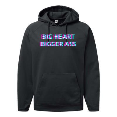 Sarcastic Booty Funny Humor Curvy Performance Fleece Hoodie