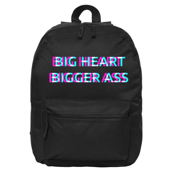 Sarcastic Booty Funny Humor Curvy 16 in Basic Backpack