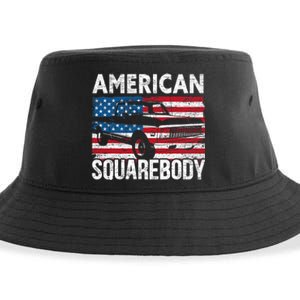 Square Body for a Old Chevy Pickup Truck Lovers Sustainable Bucket Hat