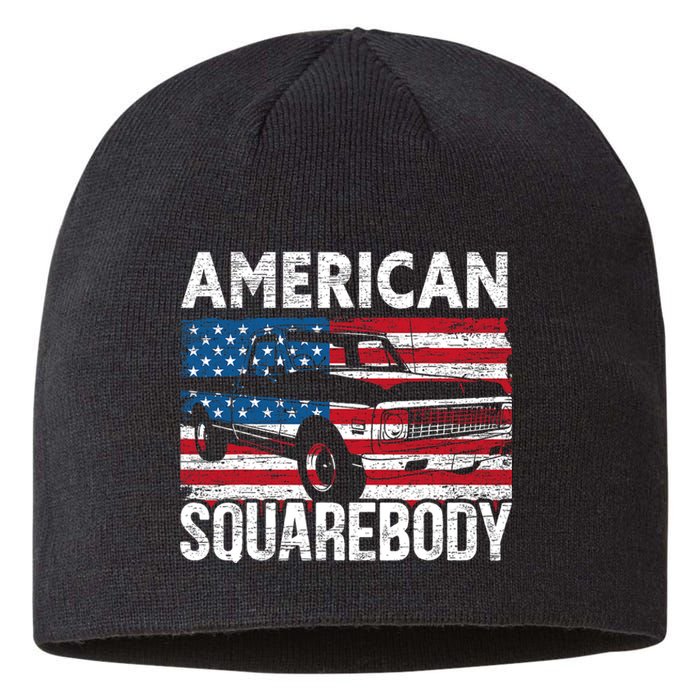 Square Body for a Old Chevy Pickup Truck Lovers Sustainable Beanie