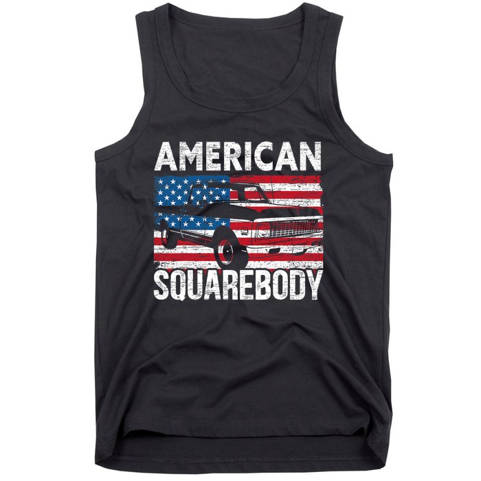 Square Body for a Old Chevy Pickup Truck Lovers Tank Top