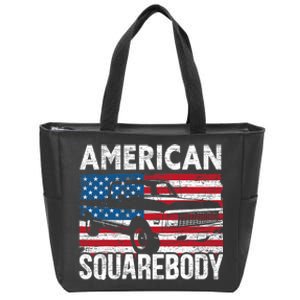 Square Body for a Old Chevy Pickup Truck Lovers Zip Tote Bag