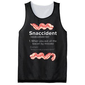 Snaccident Bacon For Bacon Lover Mesh Reversible Basketball Jersey Tank