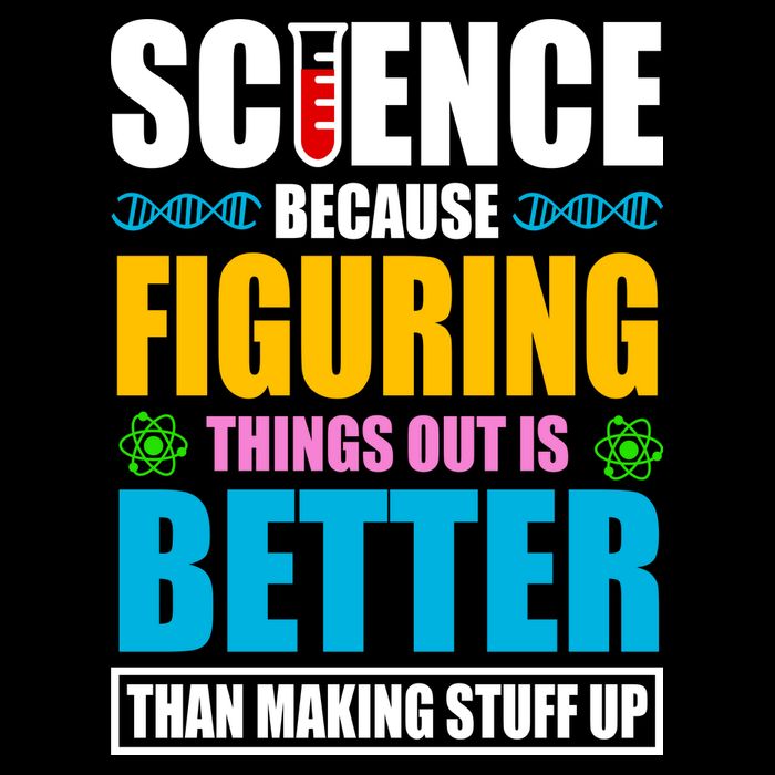Science Because Figuring Things Out Is Better Funny Full-Length Apron With Pockets