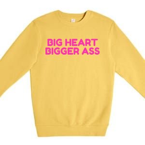 Sarcastic Booty Funny Humor Curvy Premium Crewneck Sweatshirt