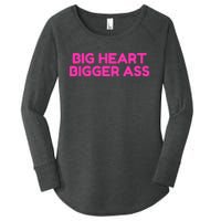 Sarcastic Booty Funny Humor Curvy Women's Perfect Tri Tunic Long Sleeve Shirt