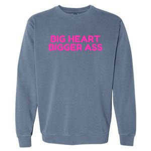 Sarcastic Booty Funny Humor Curvy Garment-Dyed Sweatshirt