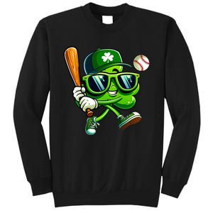 Shamrock Baseball Funny St Patricks Day Sweatshirt