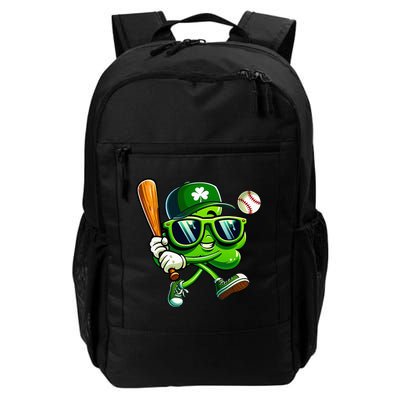Shamrock Baseball Funny St Patricks Day Backpack