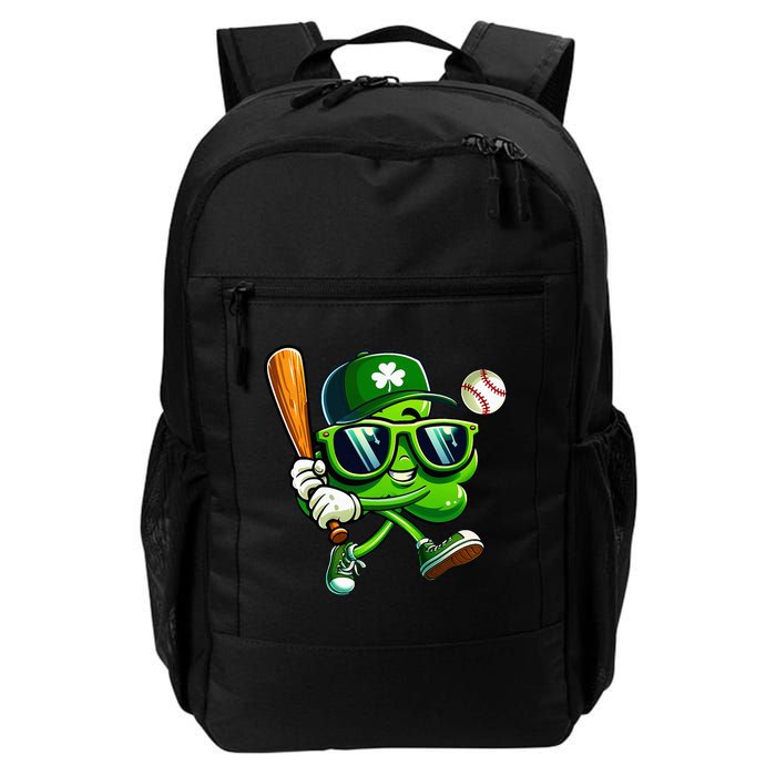 Shamrock Baseball Funny St Patricks Day Backpack