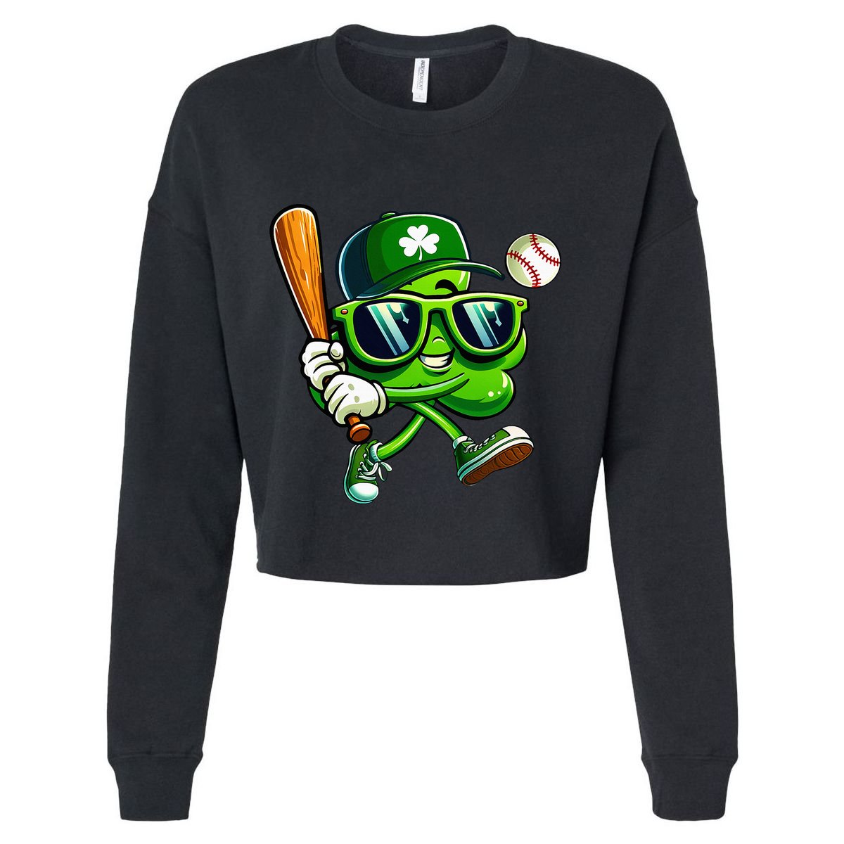 Shamrock Baseball Funny St Patricks Day Sustainable Bucket Hat
