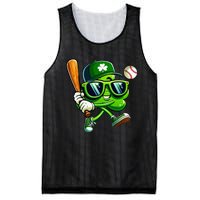 Shamrock Baseball Funny St Patricks Day Mesh Reversible Basketball Jersey Tank